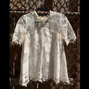 Anthropologie Pineapple Blouse